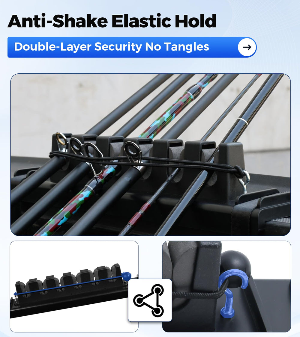 SPIRRELAB heavy-duty nylon straps and zinc buckles support up to 600 lbs.