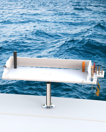 Spirrelab marine-ready serving table doubles as a bar station
