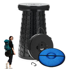 Spisces XXL collapsible stool cushion extended seat for outdoor comfort