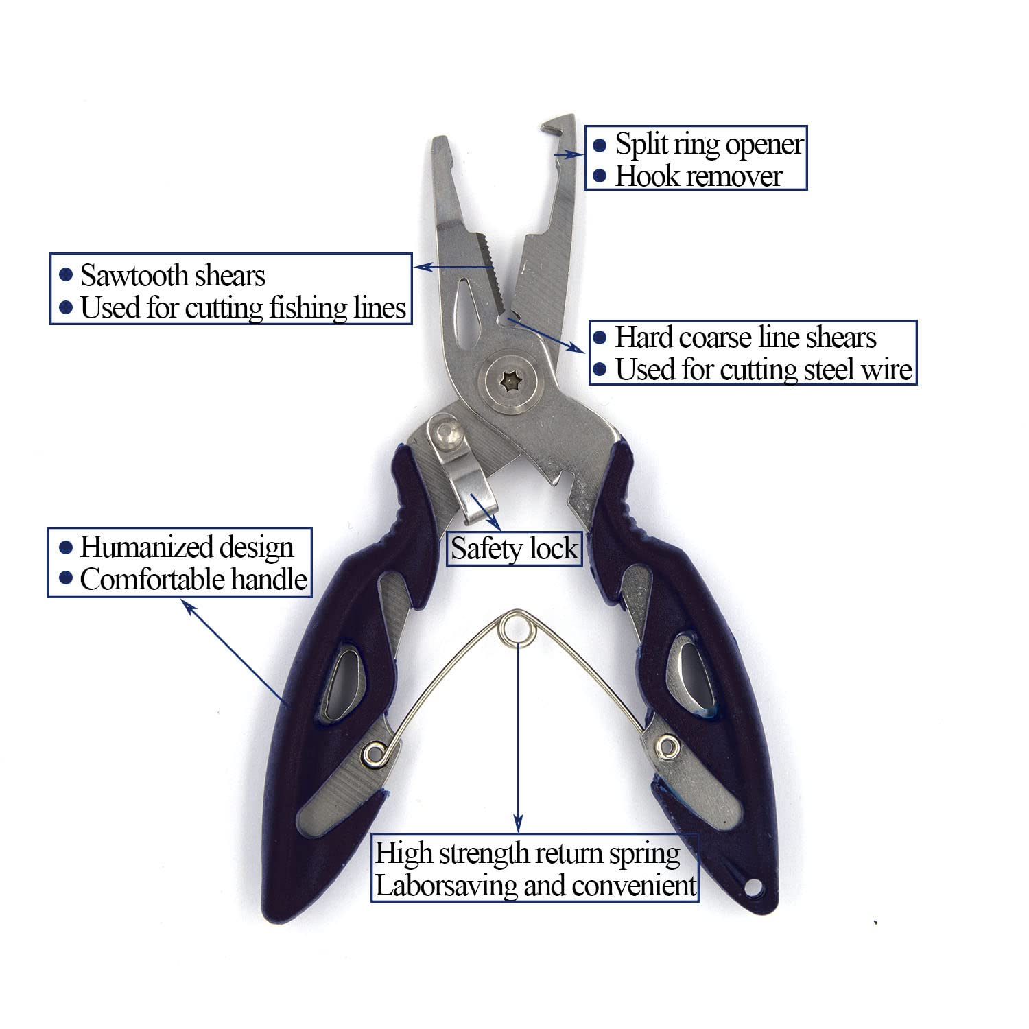 7.2mm stainless steel split rings for larger lures
