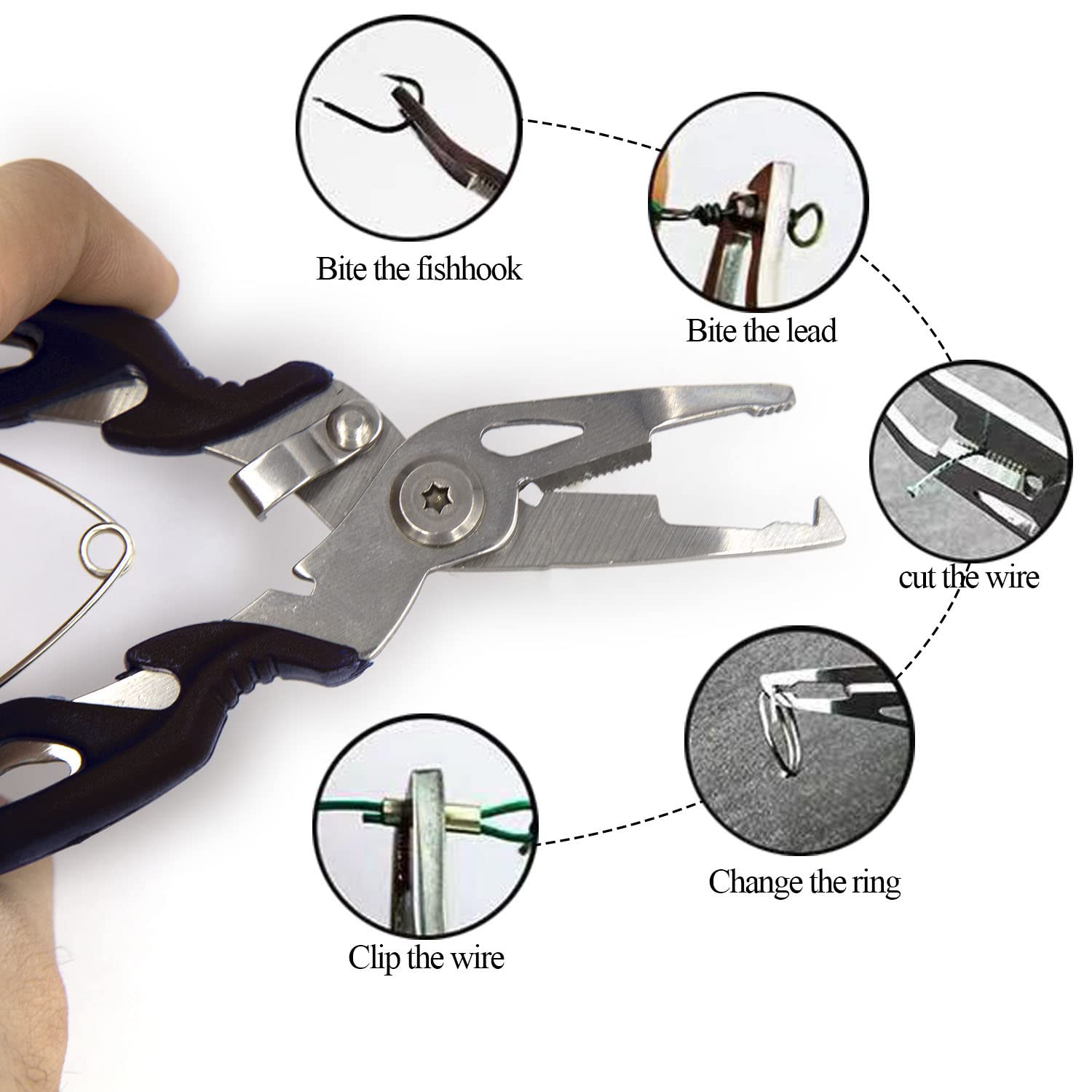 8.6mm heavy-duty split rings for large lures