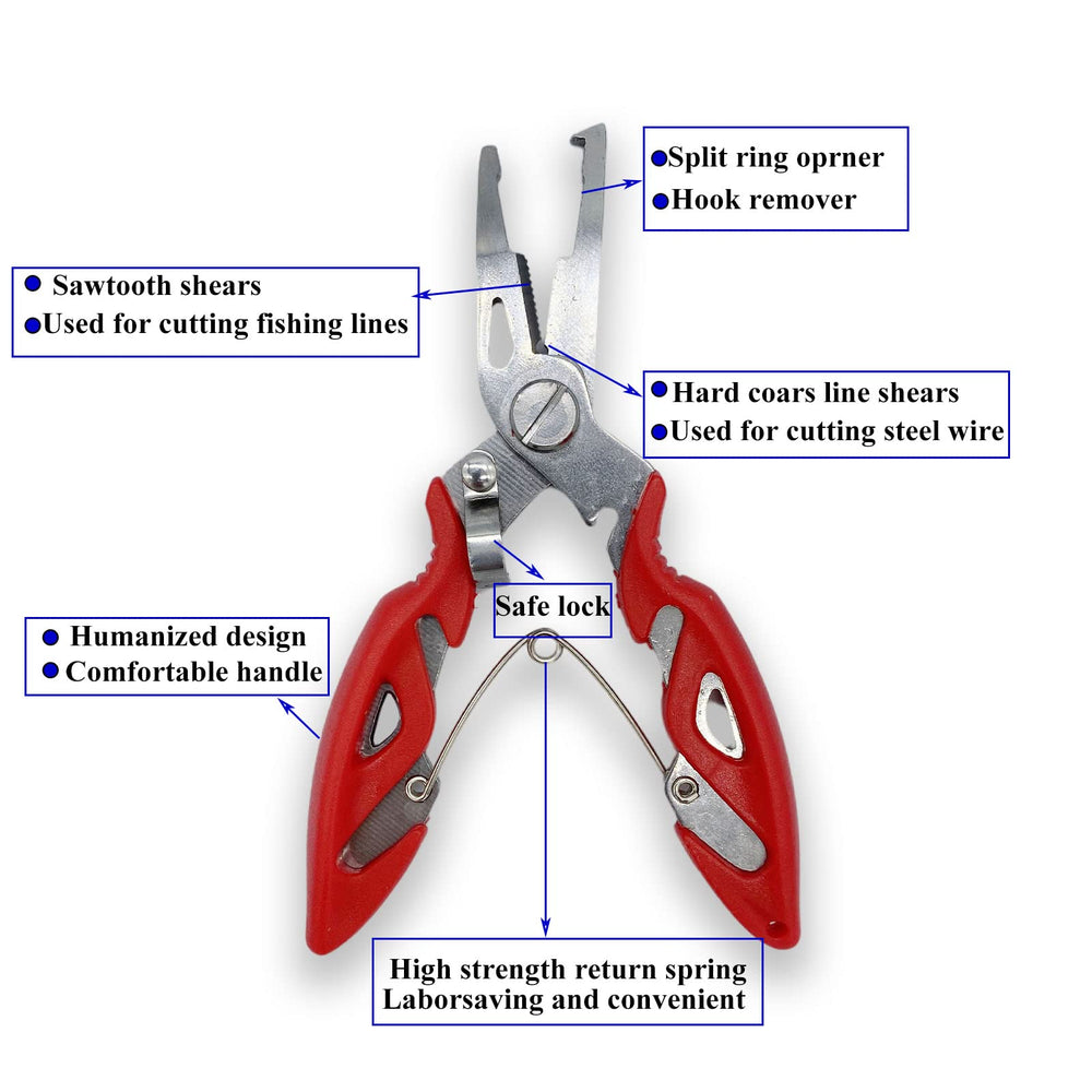 Split rings tensile strengths from 24 to 100 lb for saltwater fishing