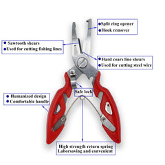 Split rings tensile strengths from 24 to 100 lb for saltwater fishing