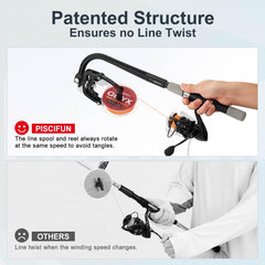 Spooling station system compatible with reels