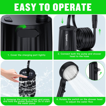 Spopal foldable water bucket 20L demonstrates durable capacity for showering