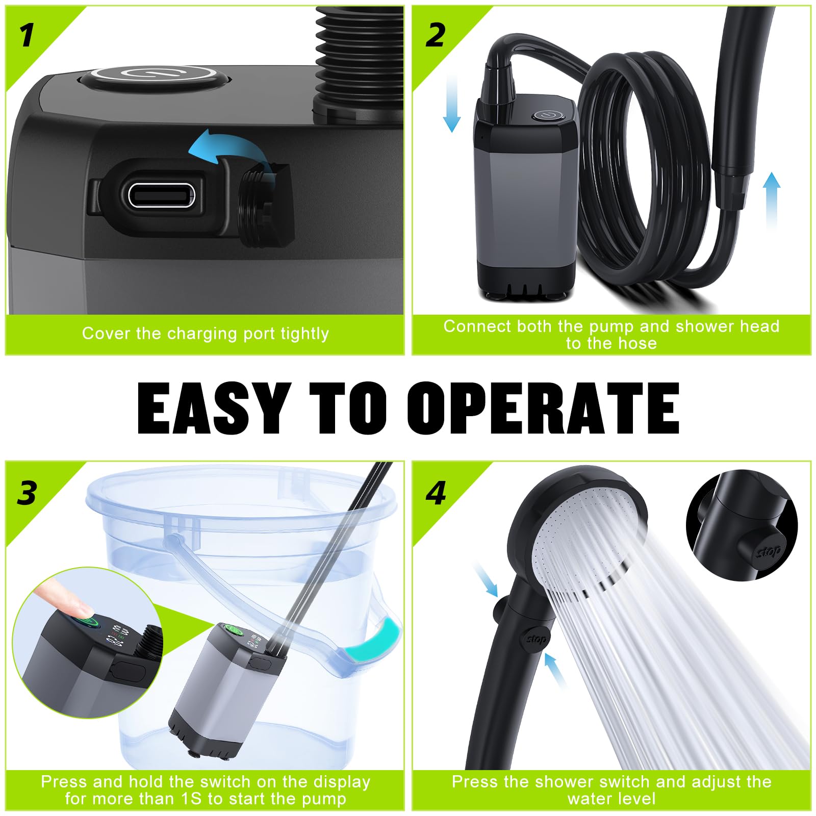 Spopal lightweight kit fits in small packs for travel and camping.