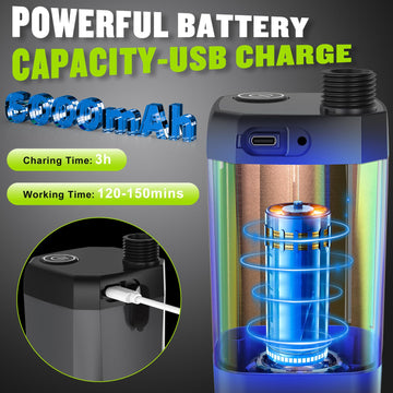 Spopal portable shower quiet motor enables peaceful campsite cleansing after hikes.