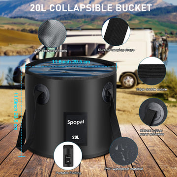 Spopal water pipe included ensures reliable water flow in remote locations
