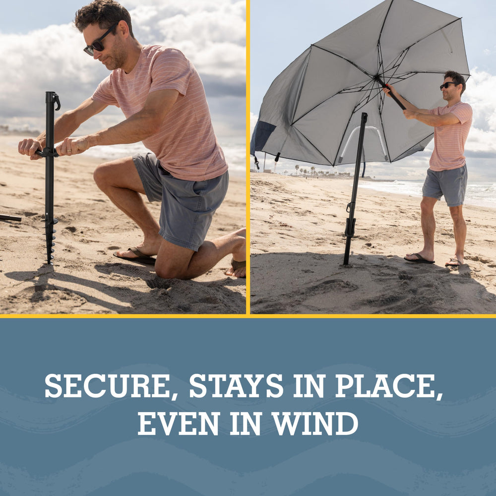 Sport-Brella Fieldedge gray carry bag for easy transport and storage.