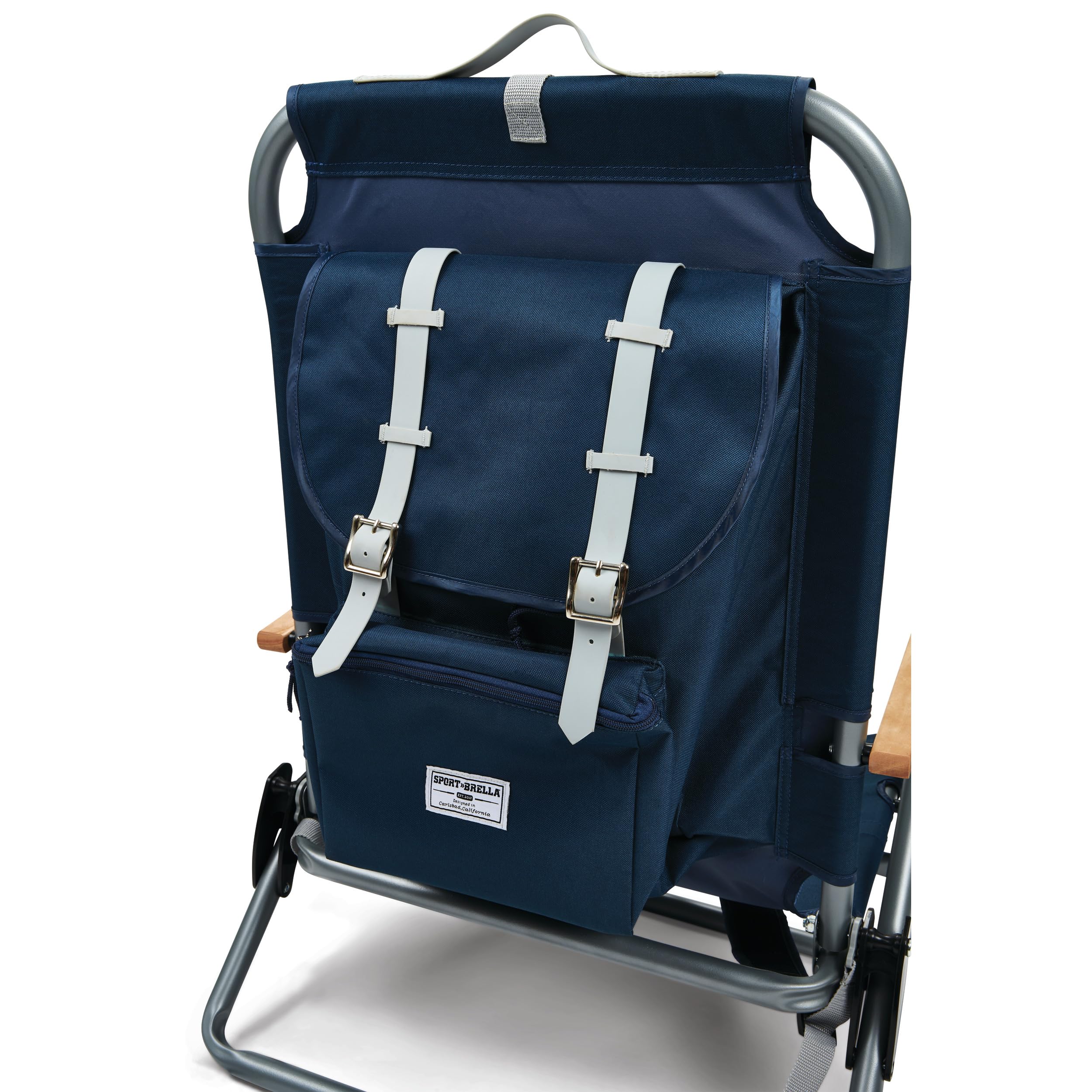 Sport-Brella SB Backpack Chair cup holder with extra pocket and bottle opener