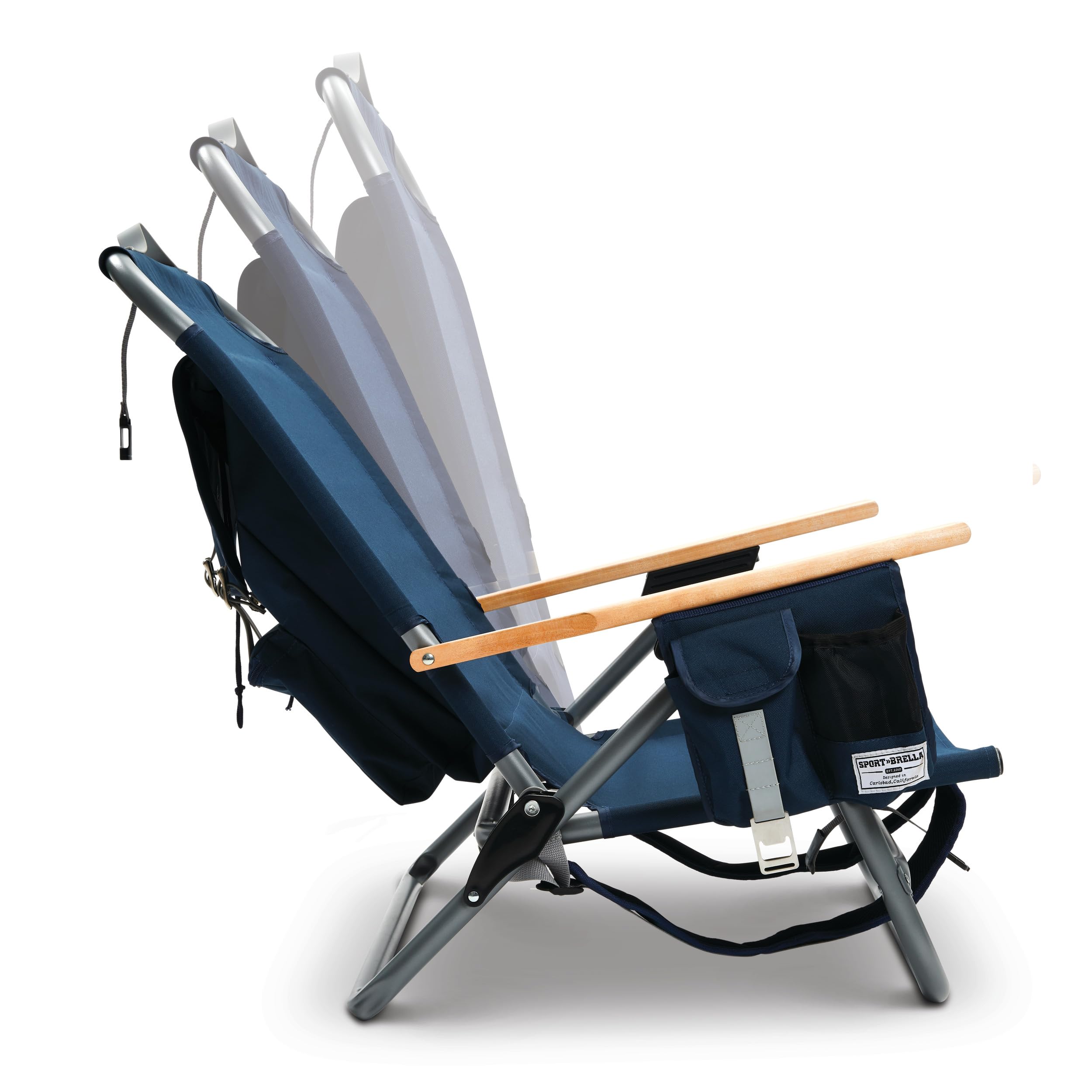 Sport-Brella SB Backpack Chair storage pocket and water-resistant compartment