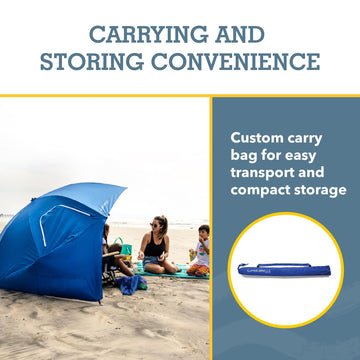 Sport-Brella Super-Brella in outdoor setting for beach or camping use