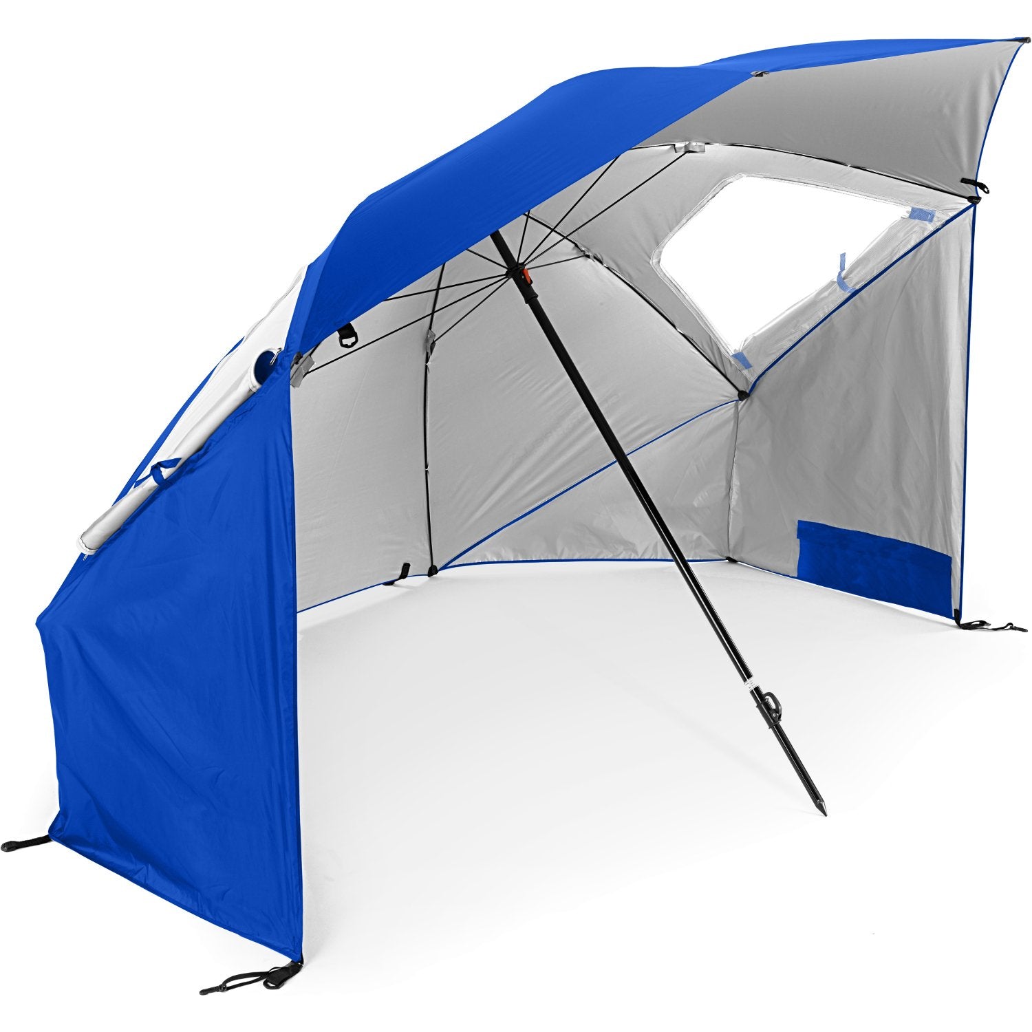 UPF 50+ protection from UVA and UVB with the Sport-Brella Super-Brella