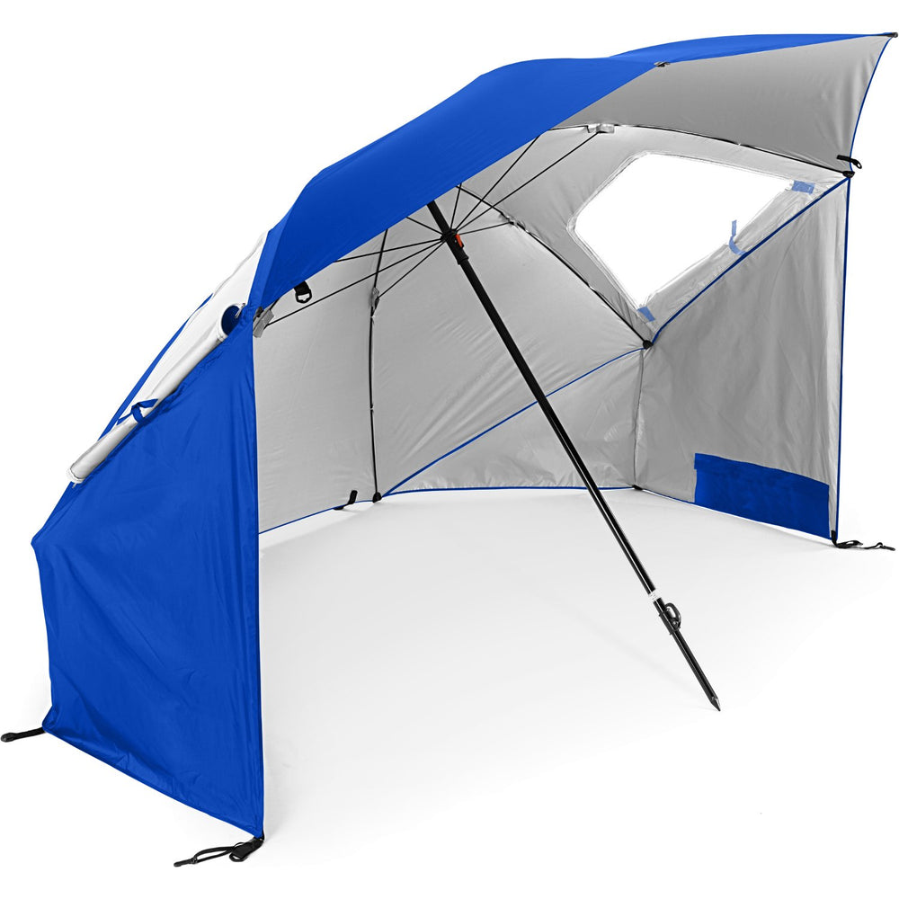 UPF 50+ protection from UVA and UVB with the Sport-Brella Super-Brella