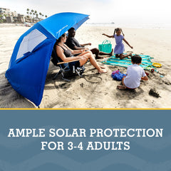 Zippered windows on the Sport-Brella Super-Brella enable airflow