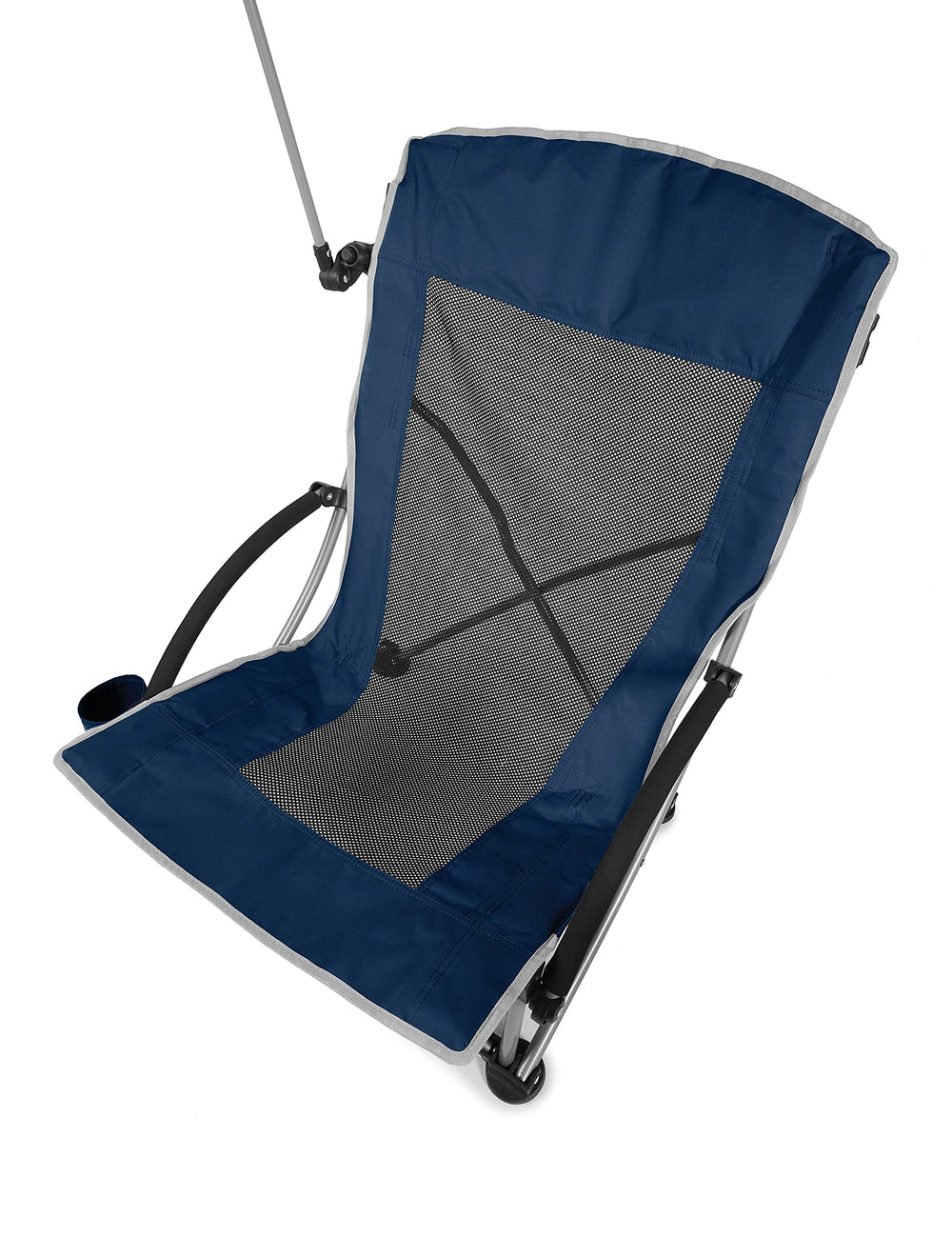 Sport-Brella water-resistant fabric keeps you dry during splashes