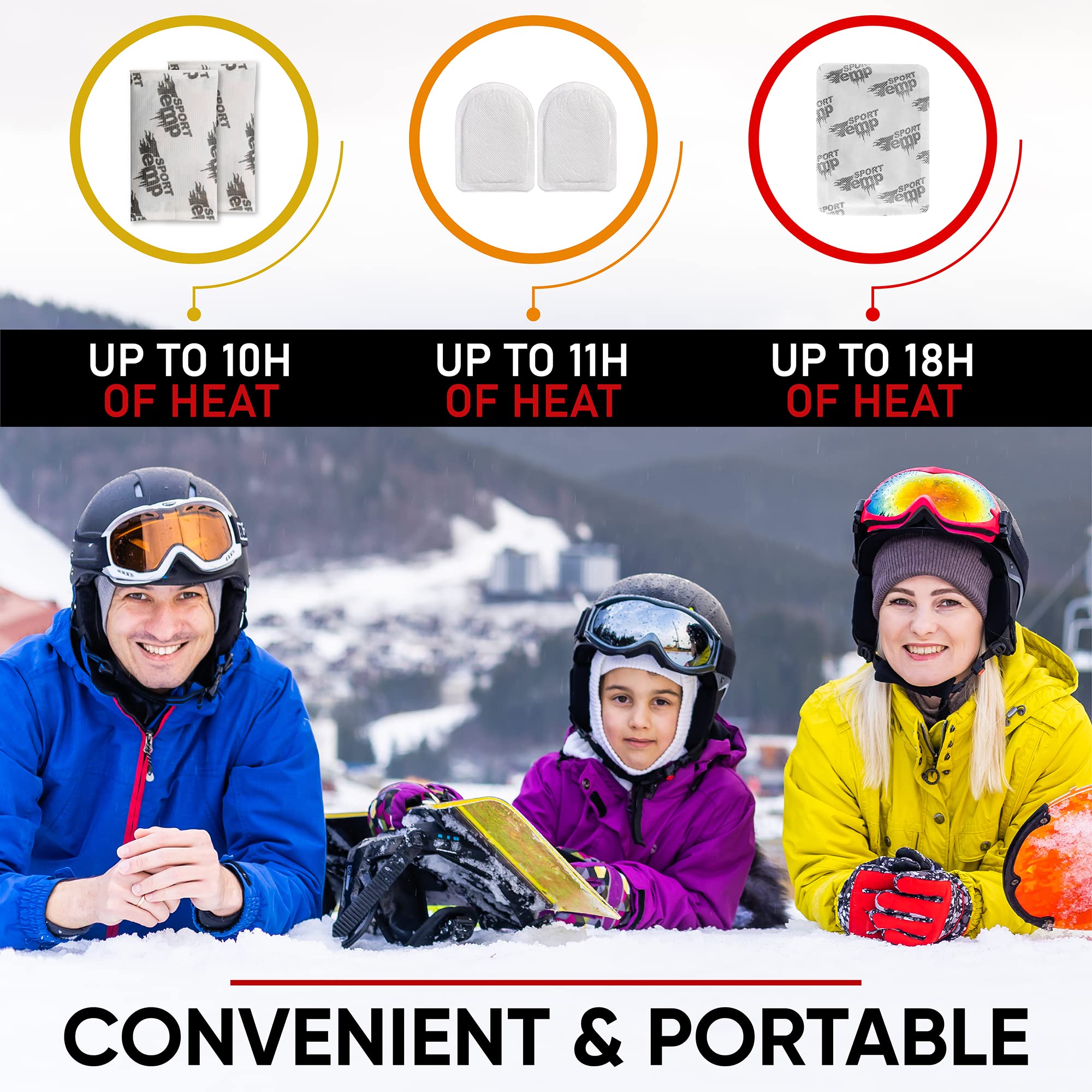 Sport Temp environmentally friendly ingredients ensure safe disposal after use