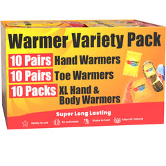 Sport Temp hand warmers 10-pair pack heats up quickly for chilly hands