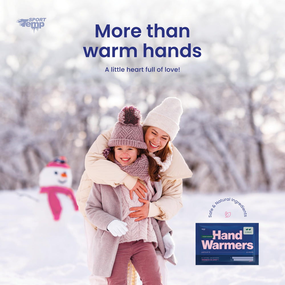 Sport Temp warmers in pocket providing portable heat.