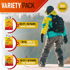 Sport Temp XL hand and body warmers deliver long-lasting heat for core warmth
