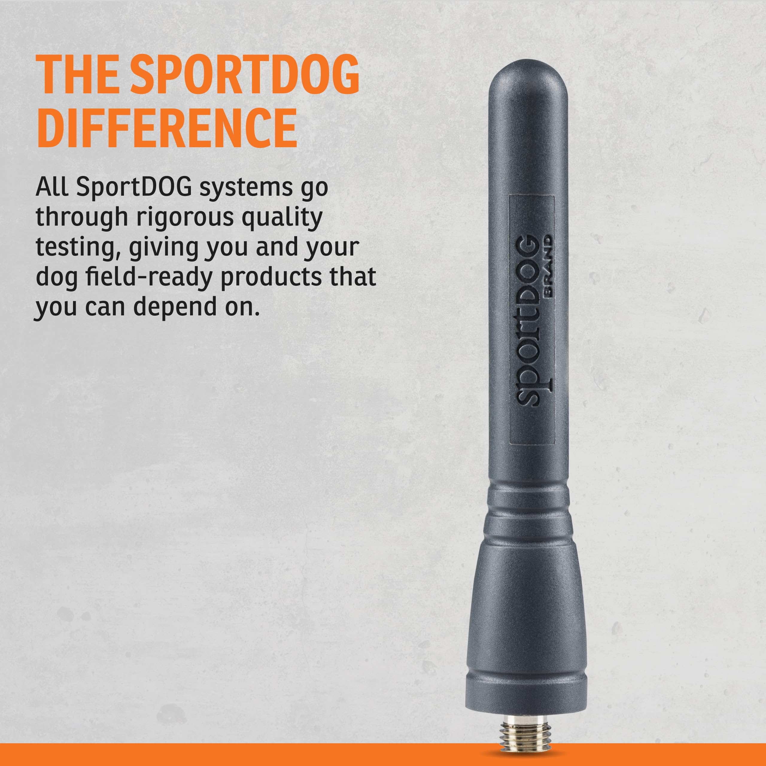 SportDOG replacement antenna for SD-1225 designed for rugged outdoor use.