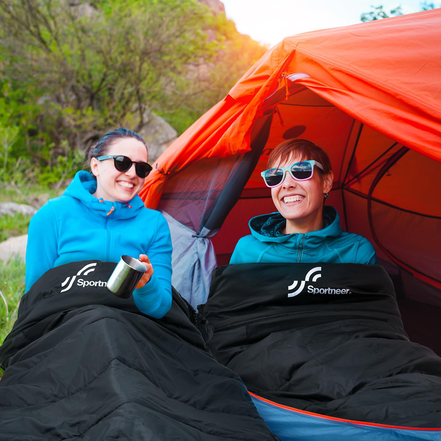Sportneer compact packing size demonstrates easy storage after camping.