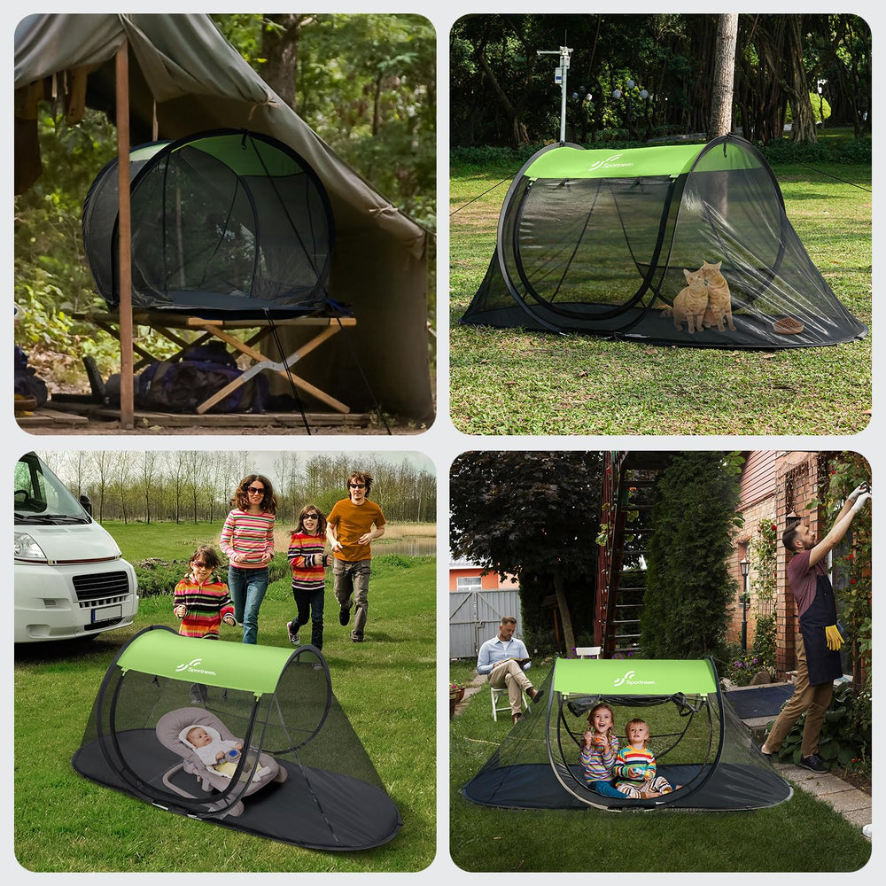 Sportneer pop-up mosquito net tent suitable for both adults and kids.
