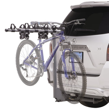 Protective loops visible for safe mounting on hitch or strap rack arms.