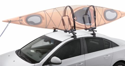 SportRack SR5513 folding kayak carrier side view highlights compact storage