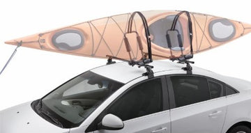 SportRack SR5513 folding kayak carrier side view highlights compact storage
