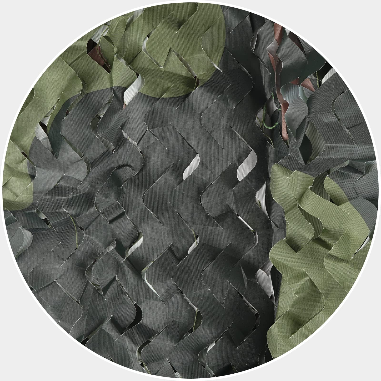 Sposuit ghillie-netting setup creates natural concealment for outdoor photography.