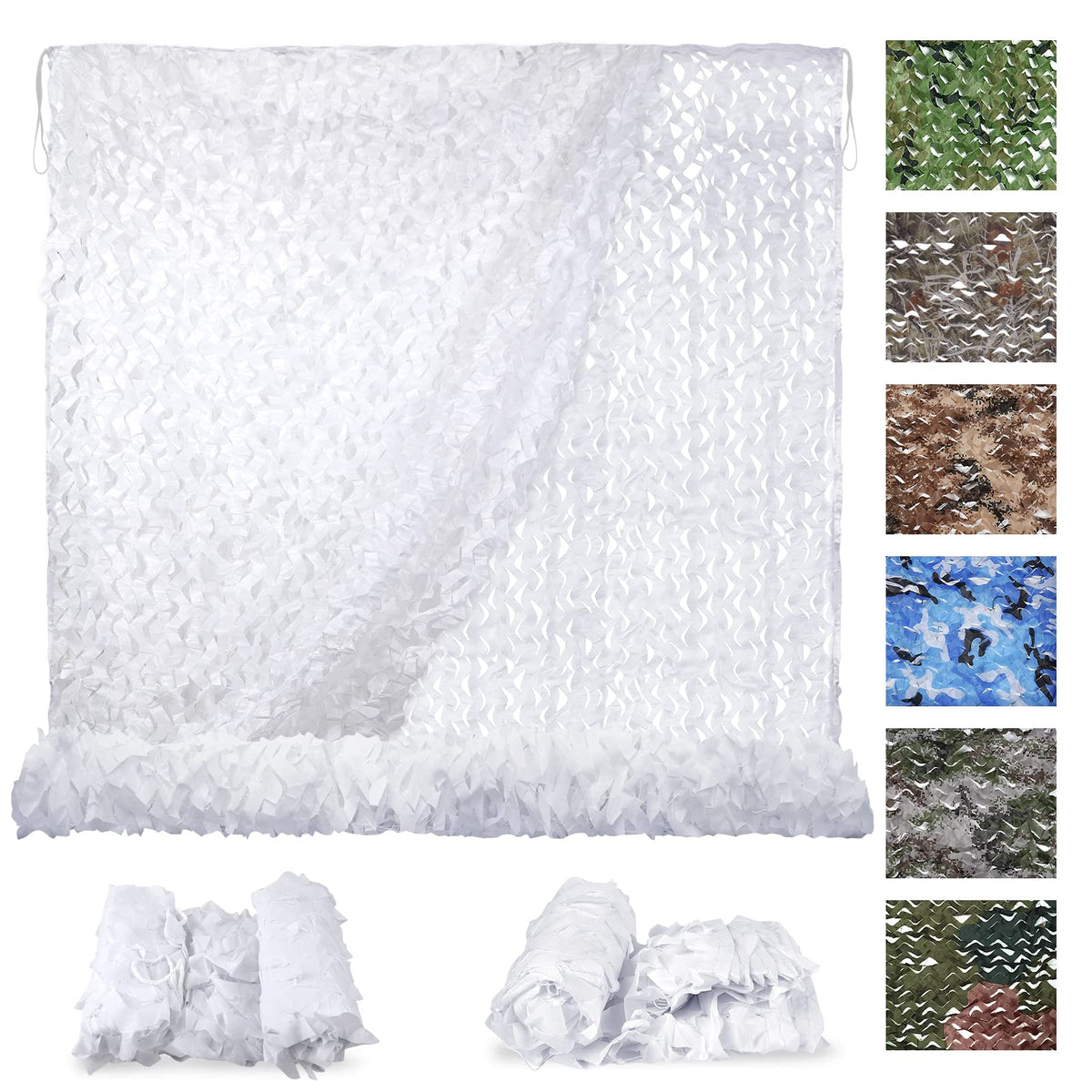 Sposuit Camo Netting over a hunting blind reduces glare for stealthy setup