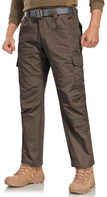 Sposulei cargo pants brown elastic waistband emphasize comfort and a secure fit for all-day wear