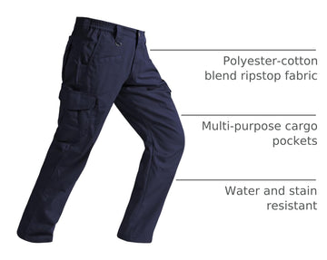 SPOSULEI cargo pants back pocket view for versatile storage