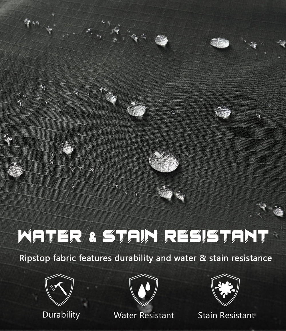 SPOSULEI cargo pants reinforcement stitches emphasize durability in high-stress areas during patrols