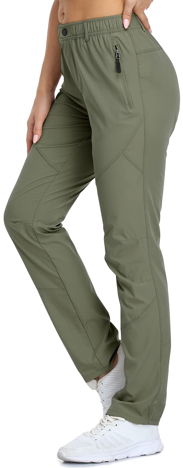 SPOSULEI women's golf pants quick dry breathable fabric keeps you cool on trails.