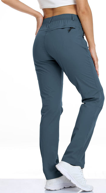 SPOSULEI womens golf travel pants elastic waistband for comfortable all-day wear
