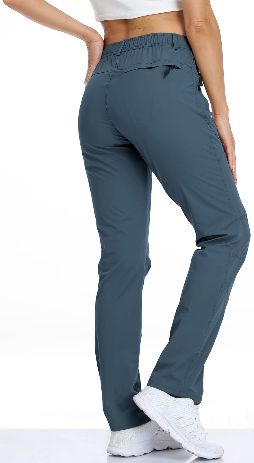 SPOSULEI womens golf travel pants elastic waistband for comfortable all-day wear