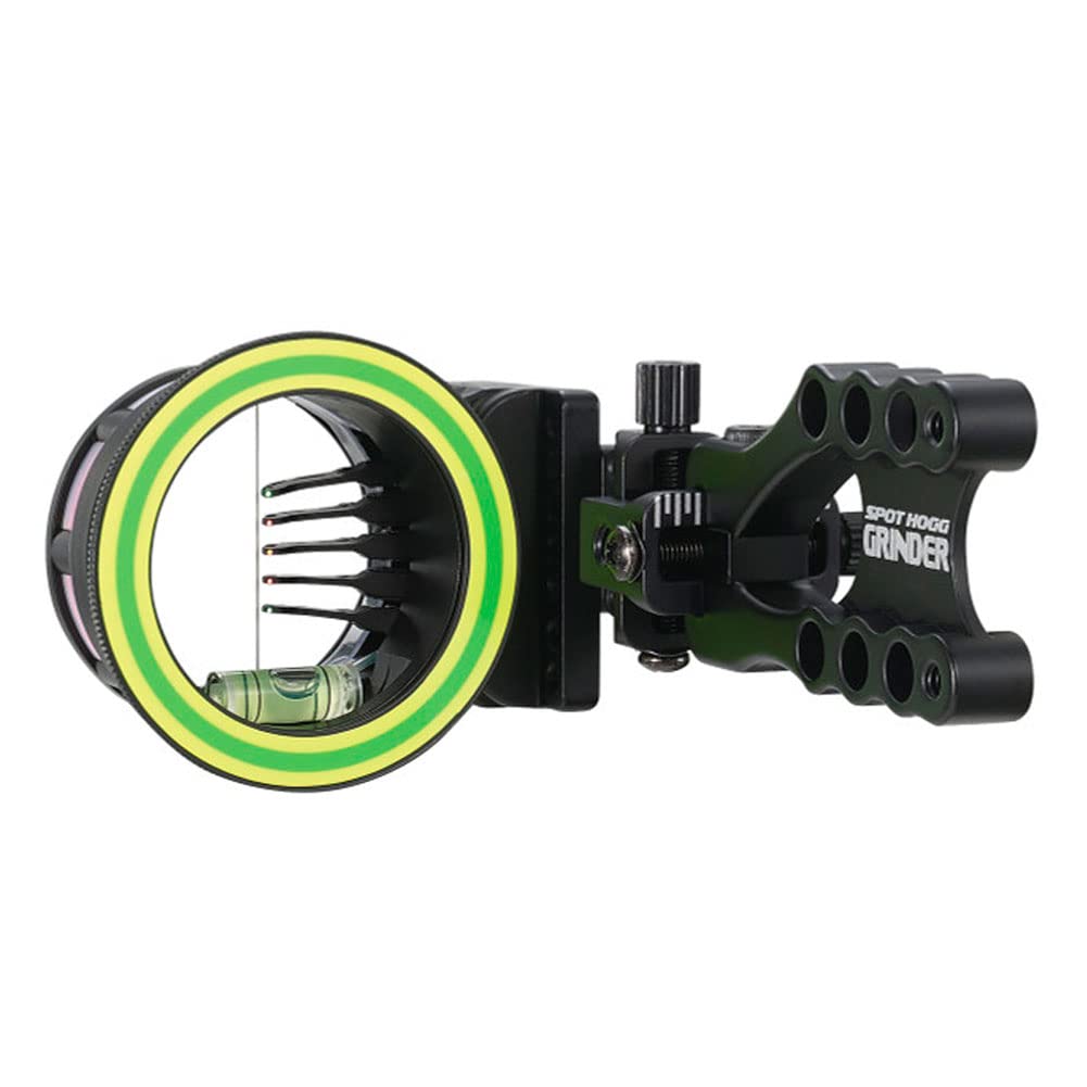 Spot Hogg Grinder MRT front view for precise fixed-pin aiming and rugged build.