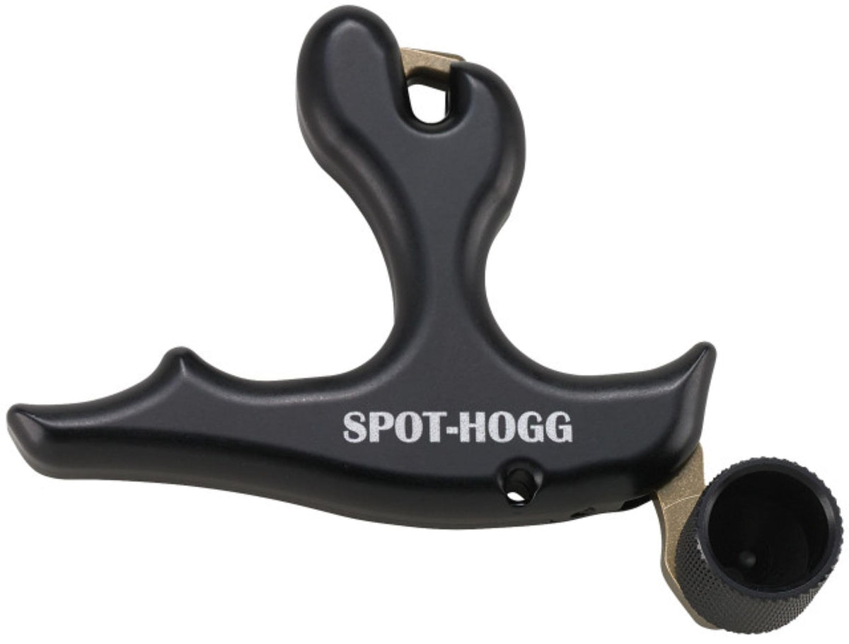 Spot Hogg Whipper Snapper closed jaw release with 3-finger configuration for consistent shooting.