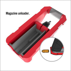 Color-coded replacement baseplates for Glock magazines