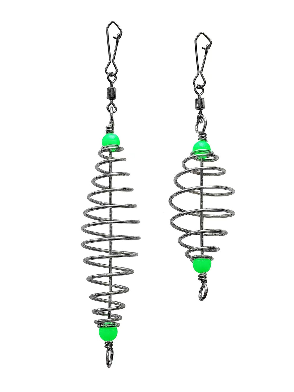 Twenty-piece set of heavy-duty steel carp feeder cages