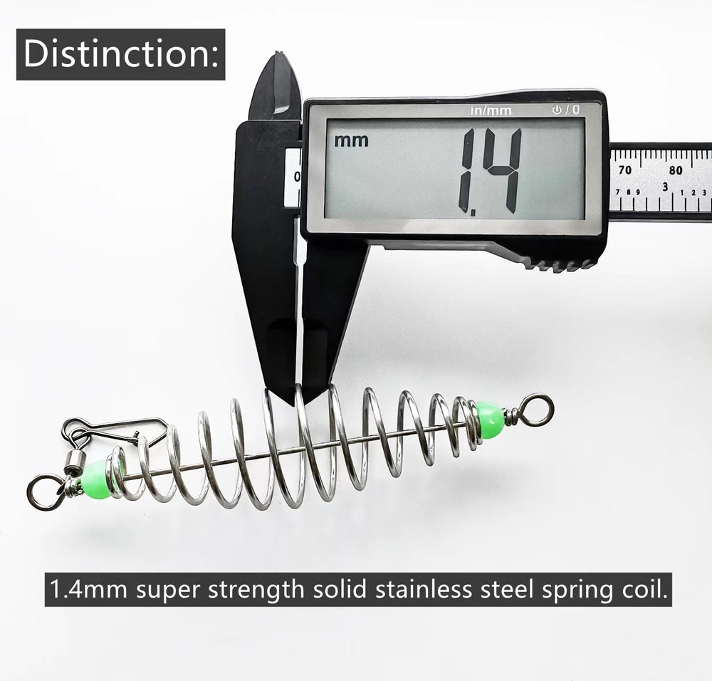 Compact 2-3 inch diameter carp feeders in pack