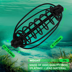 Close-up of carp crucian bream fishing cage bait trap