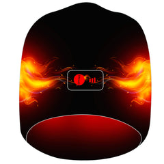 SPRING heated hat front view for outdoor warmth and comfort