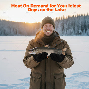 Spring in Fall heated gloves liners powered by compact battery stay lightweight.
