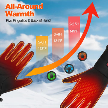Spring in Fall heated gloves liners for winter sports provide reliable warmth without bulk.