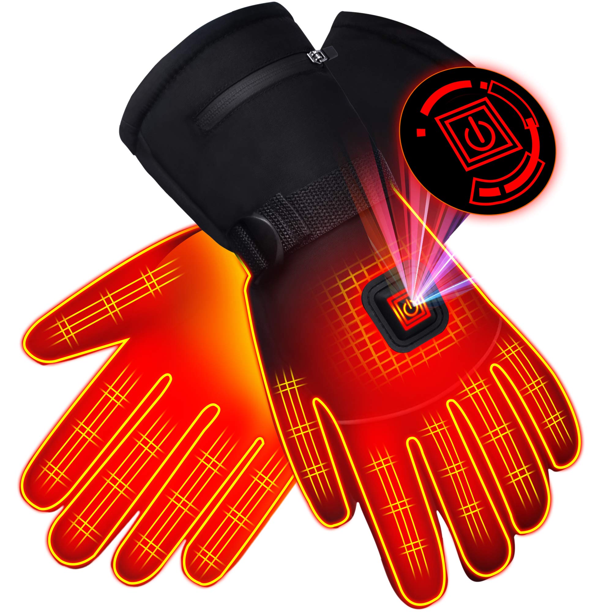 Spring Shop electric heated gloves with waterproof shell provide reliable warmth outdoors.
