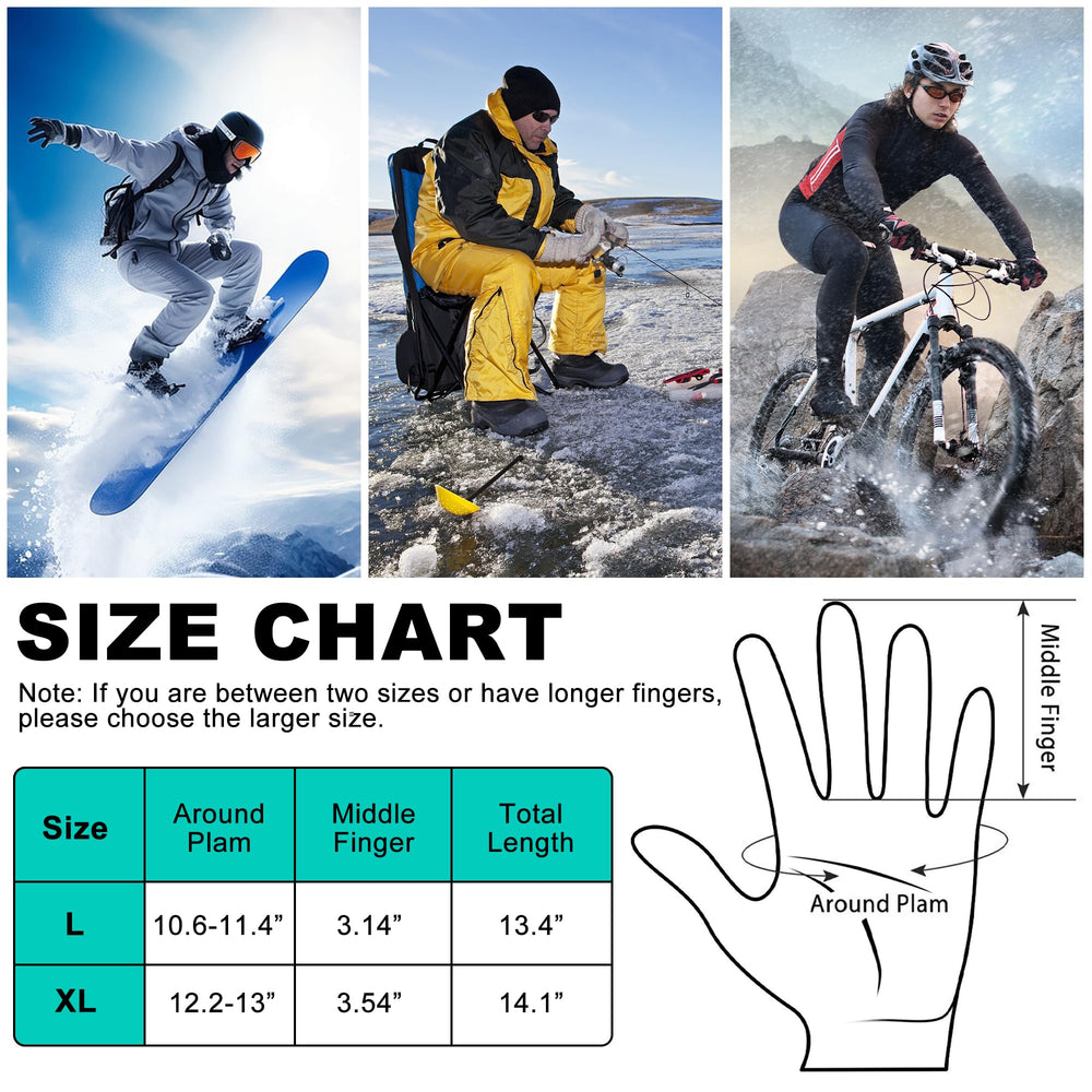 Spring Shop unisex thermal gloves suitable for men and women outdoors.