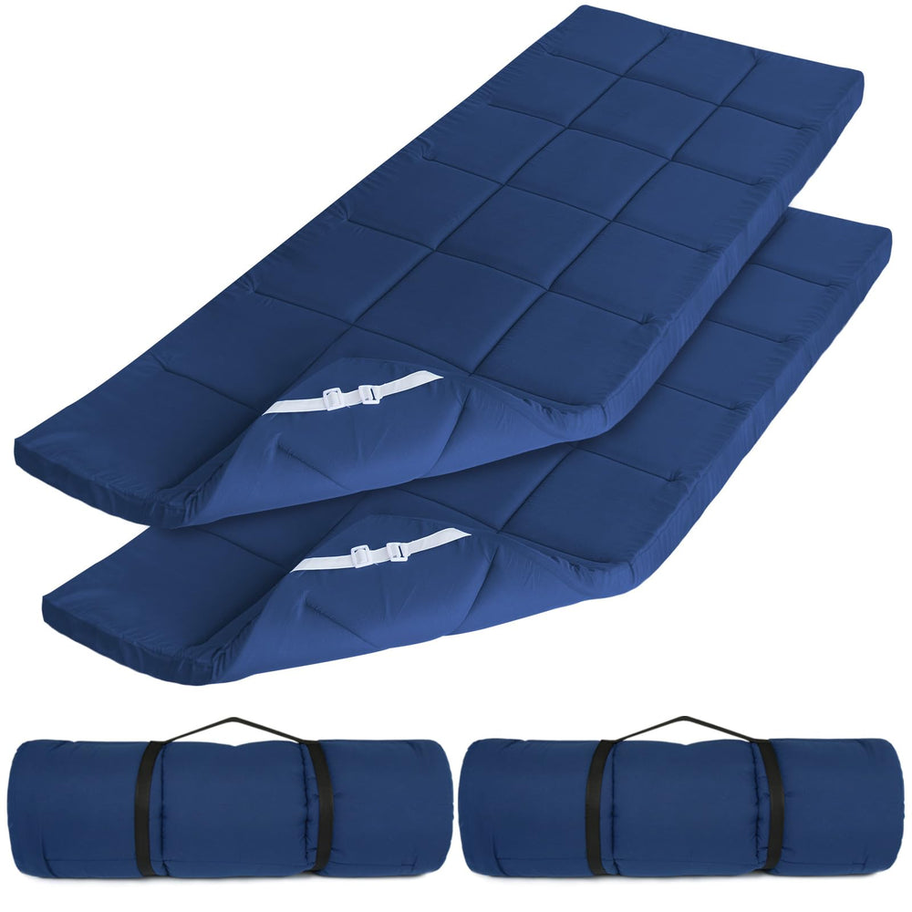 SPRINGSPIRIT cot pad 75x30 flat layout for enhanced camping comfort